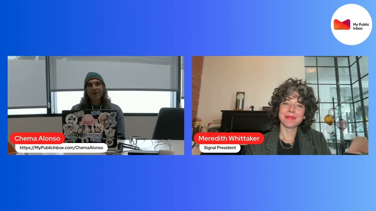 Chema Alonso Interviews Meredith Whittaker