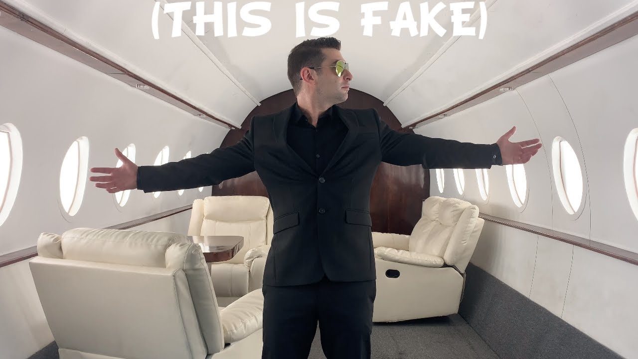 So I Rented the FAKE Private Jet Studio in Los Angeles...